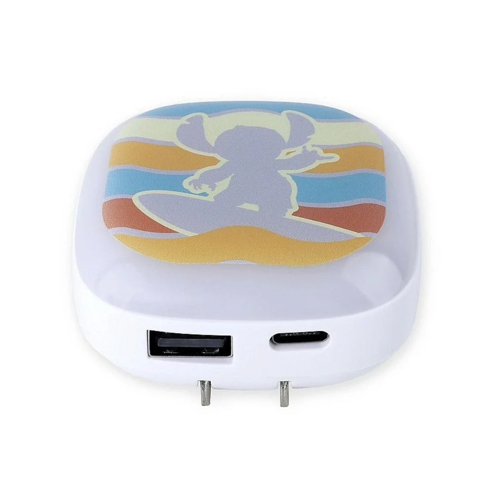 Disney Stitch USB Charging Touch LED Nightlight USB & Type-C New in Box